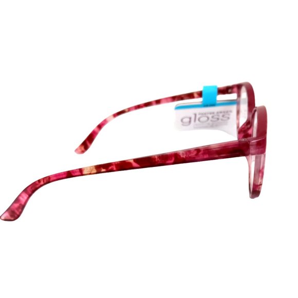 Reading Glasses by Foster Grant GL2002 Gloss Women's +2.00 Magenta - Picture 4 of 6